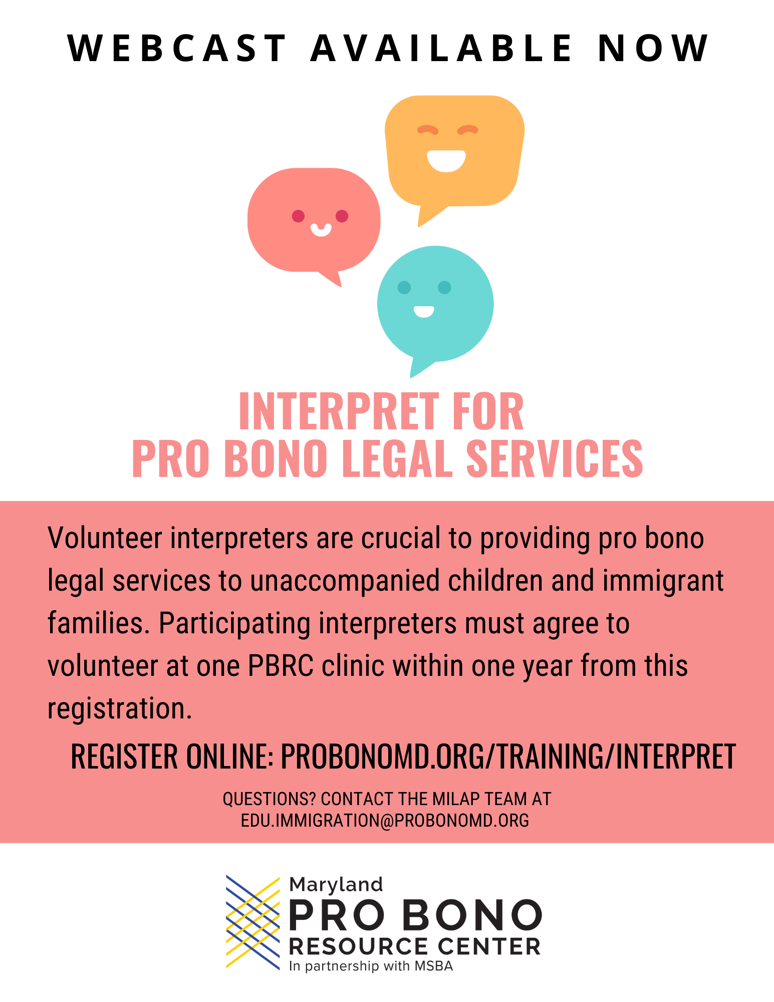 The Maryland Volunteer Lawyers Service has a new place to find pro bono  cases 