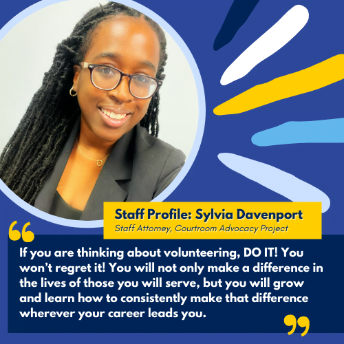 Staff Profile: Sylvia Davenport | Pro Bono Resource Center of Maryland